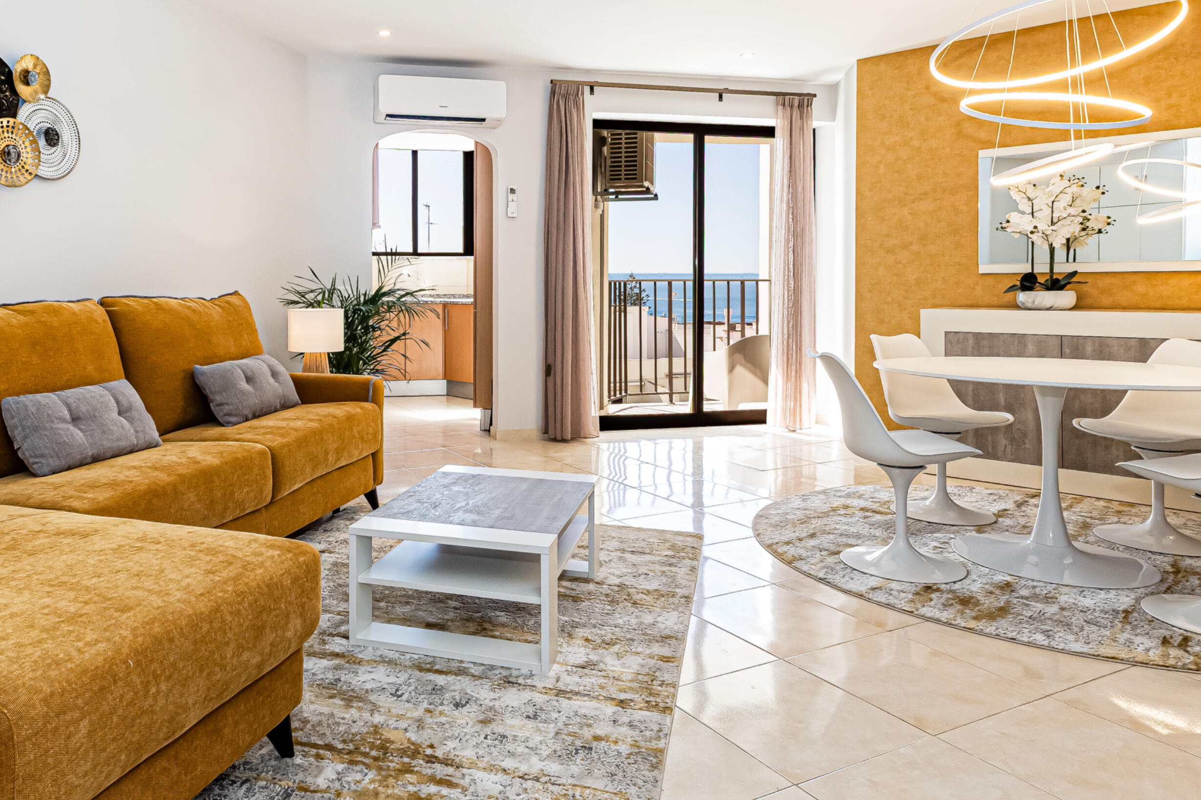 Sea view living room apartment in Armação de Pêra Algarve